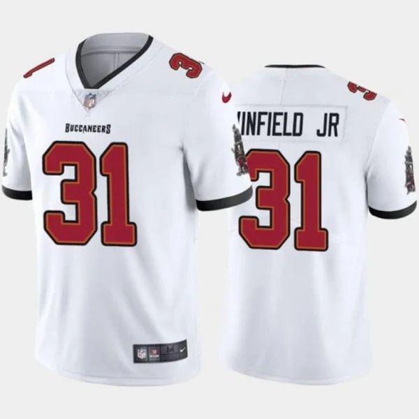 Men Tampa Bay Buccaneers 31 Antoine Winfield Jr Nike White Vapor Limited NFL Jersey